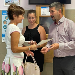 a vedonoket es haziorvosokat koszontottuk