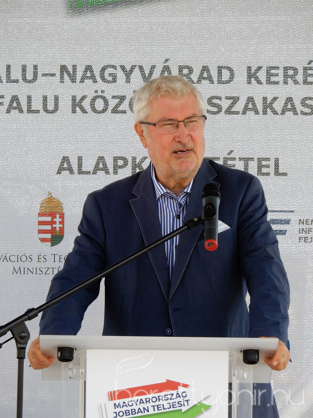 Berettyóújfalu Tépe kerékpárút alapkőletétele 06