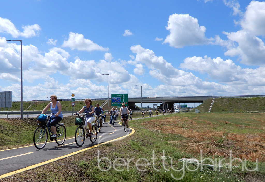 Átadták a Berettyóújfalu Tépe kerékpárutat 02