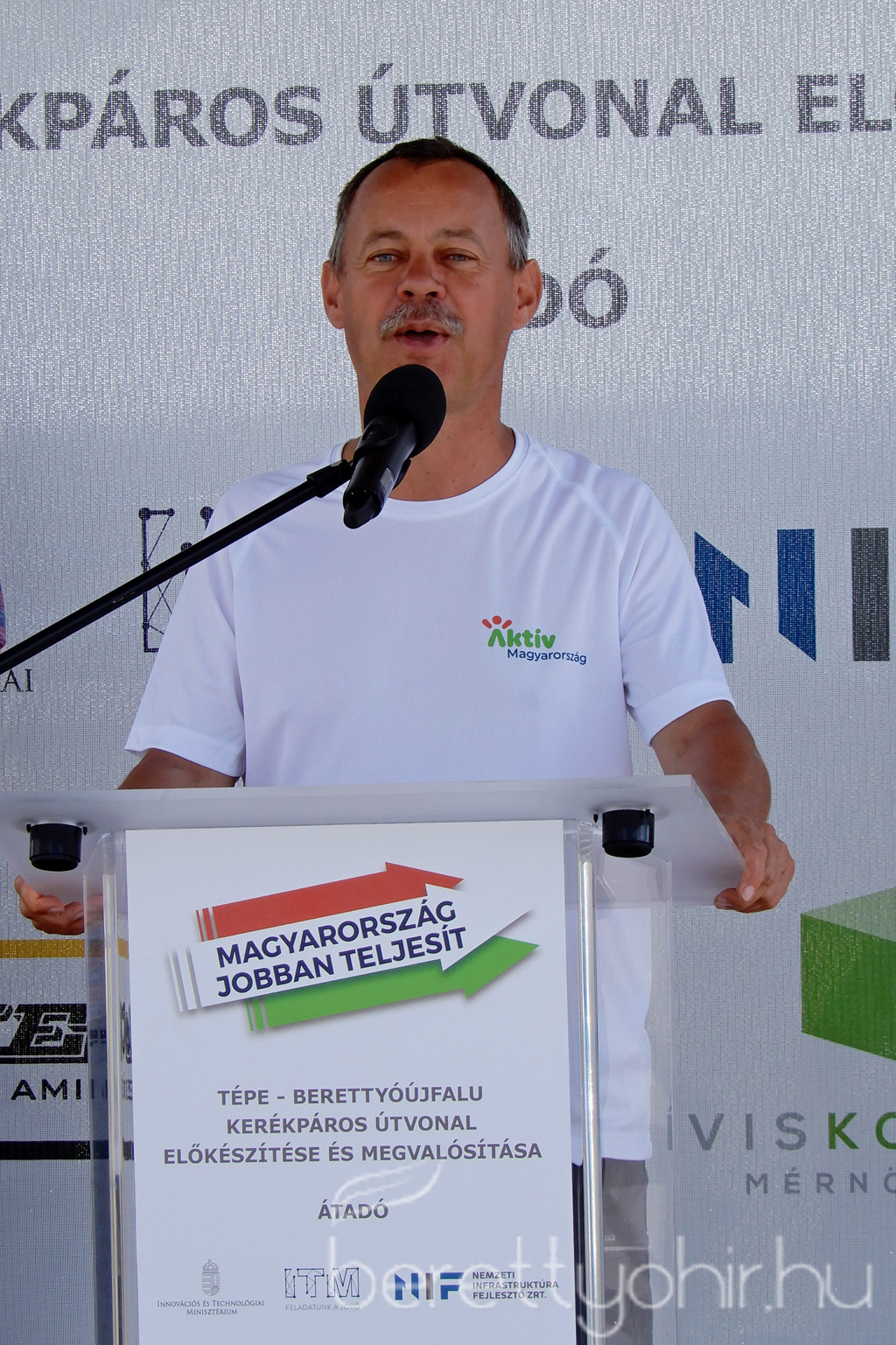 Átadták a Berettyóújfalu Tépe kerékpárutat 06