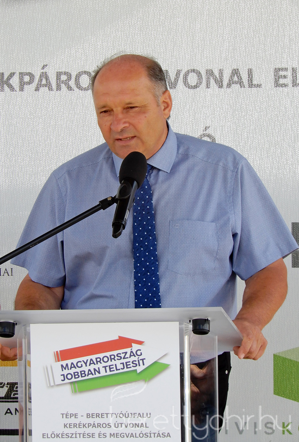 Átadták a Berettyóújfalu Tépe kerékpárutat 09