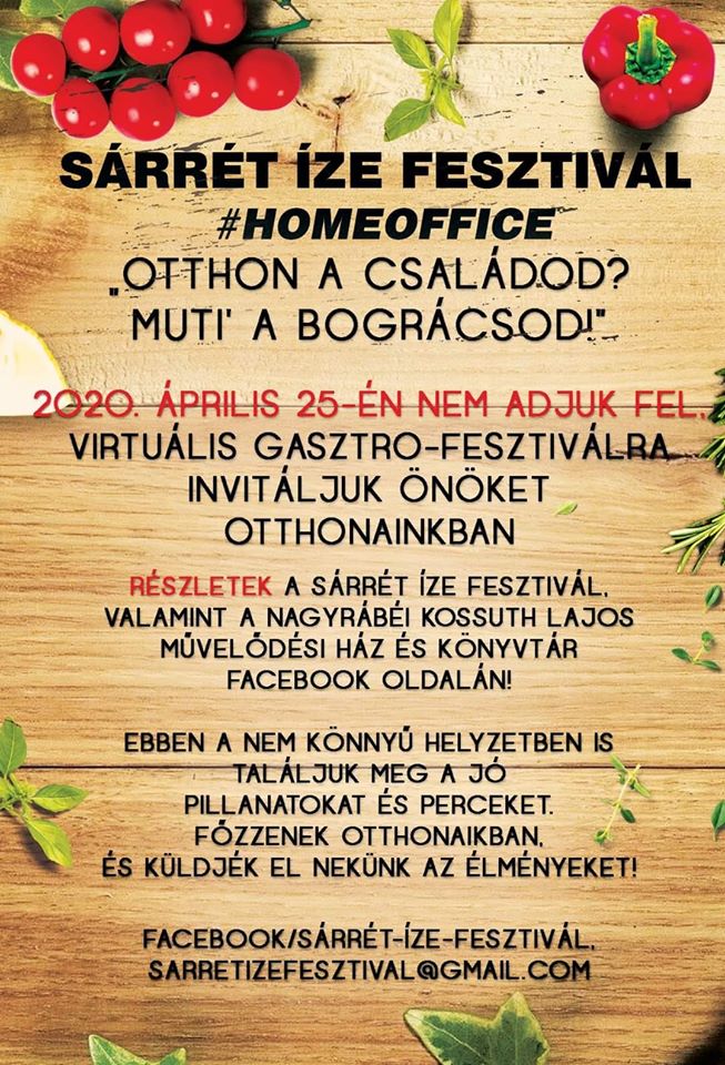sárrét ize fesztivál home office plakát