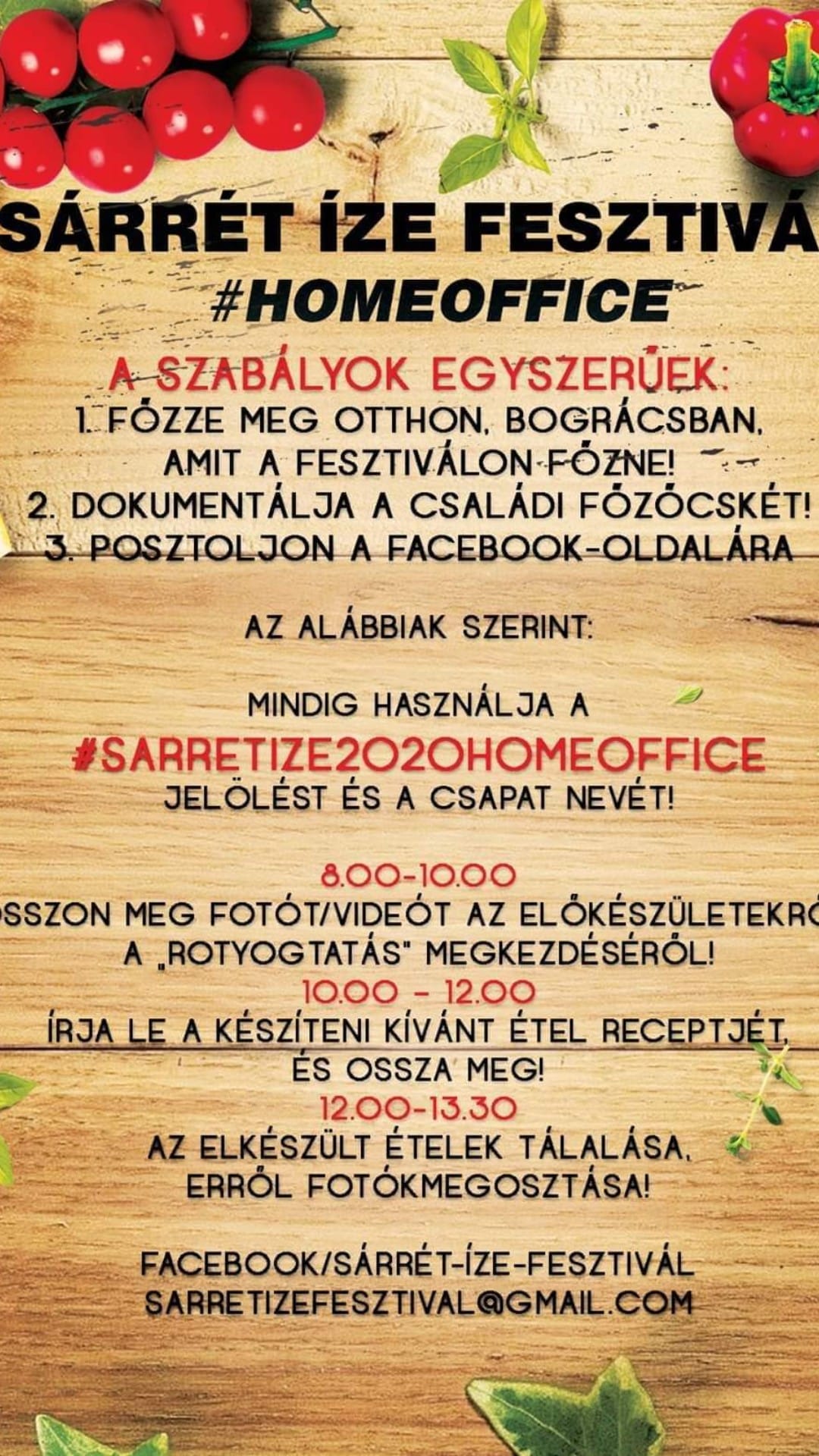 sárrét íze home office szabályok
