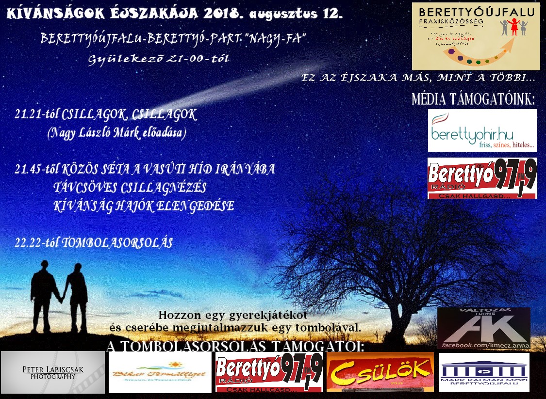 kívánságok éjszakája 2018