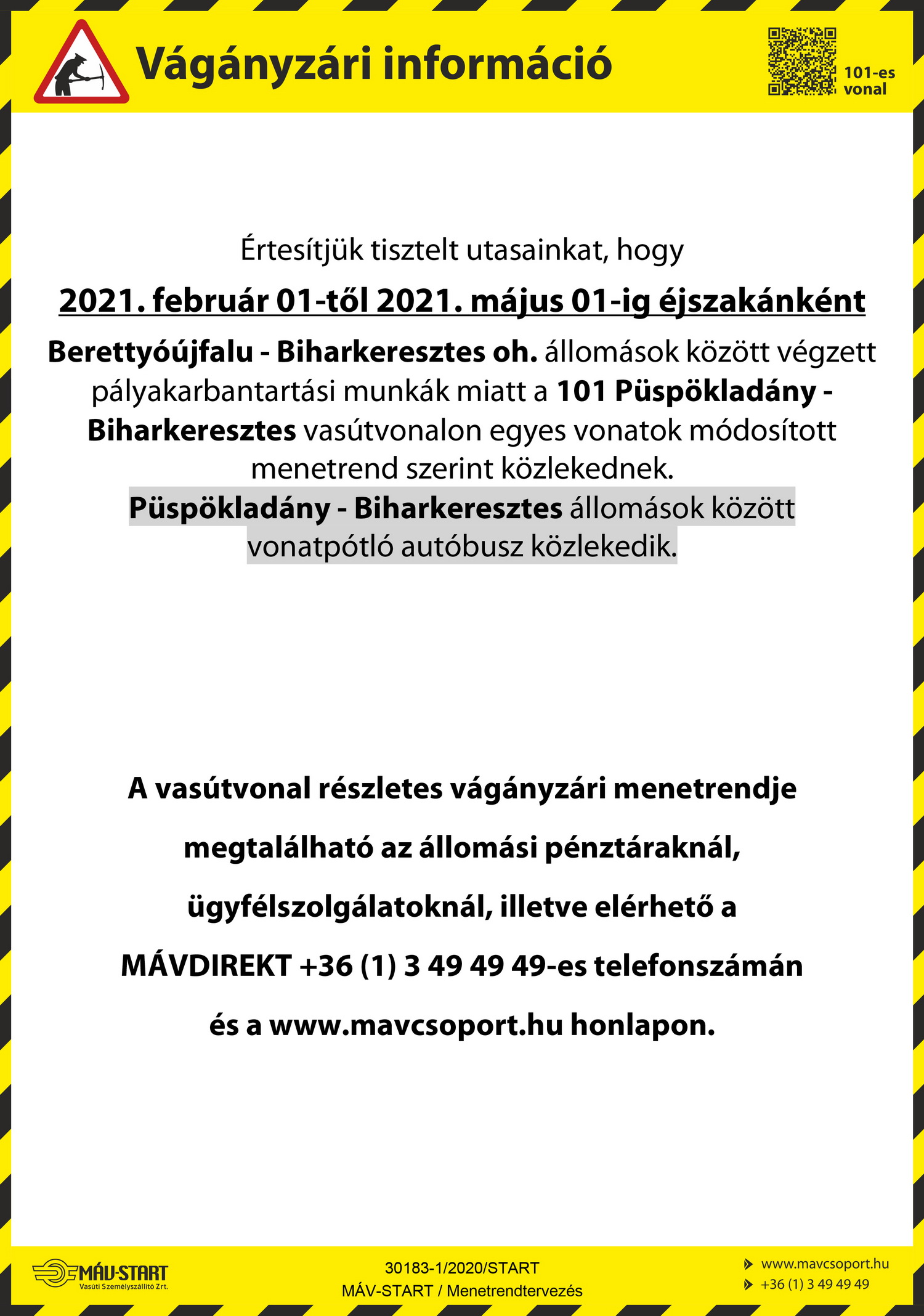 101 berettyoujfalu biharkeresztes 20210201 20210501 2