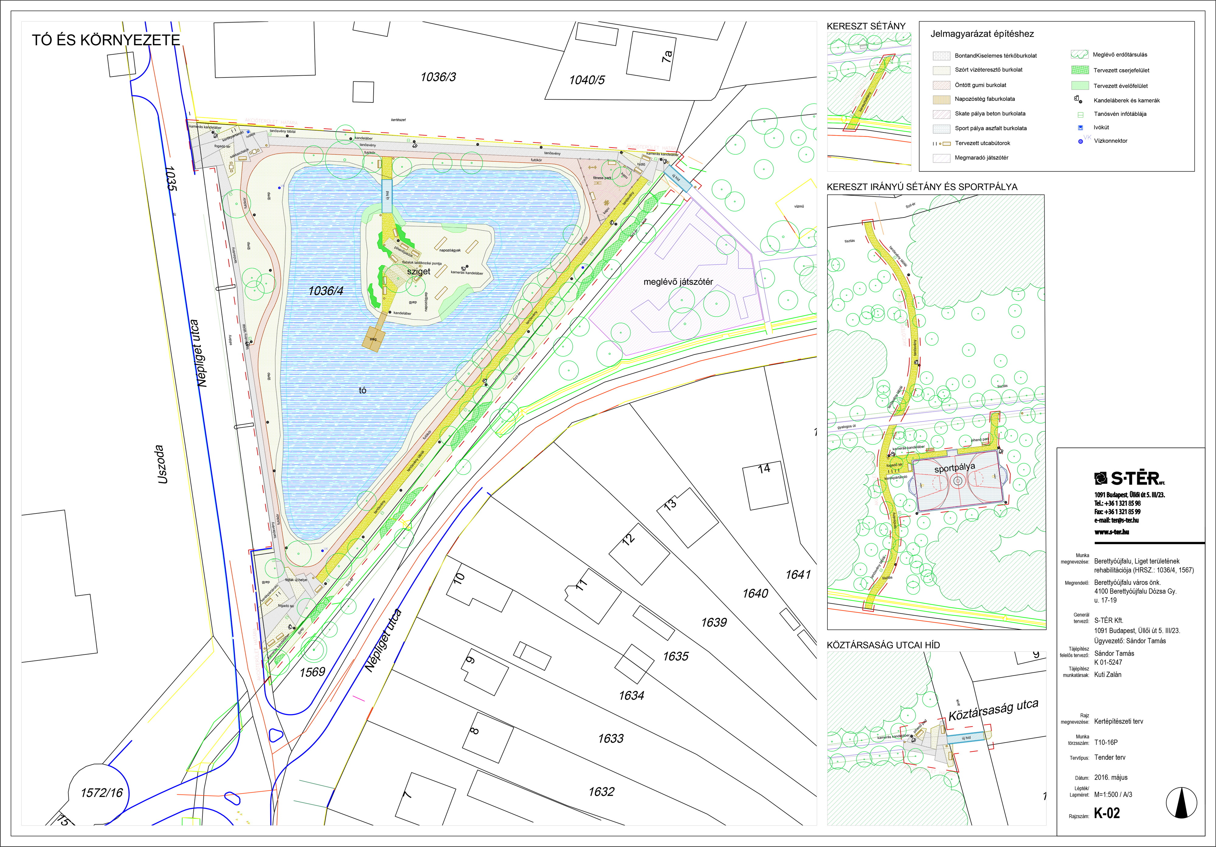 T10 16P ZV LIGET 160511 K02 LIGET ZV TERV M500 A2