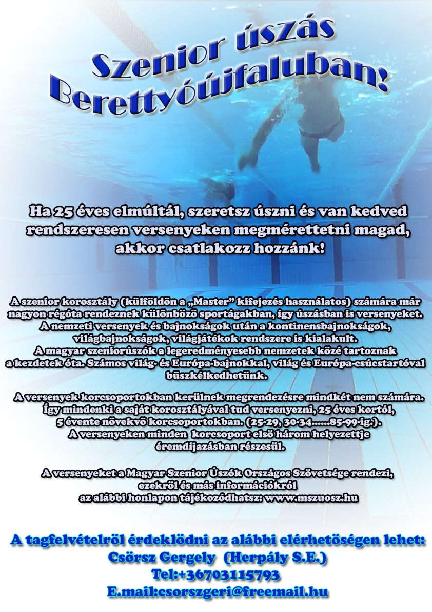 Szenior Úszás