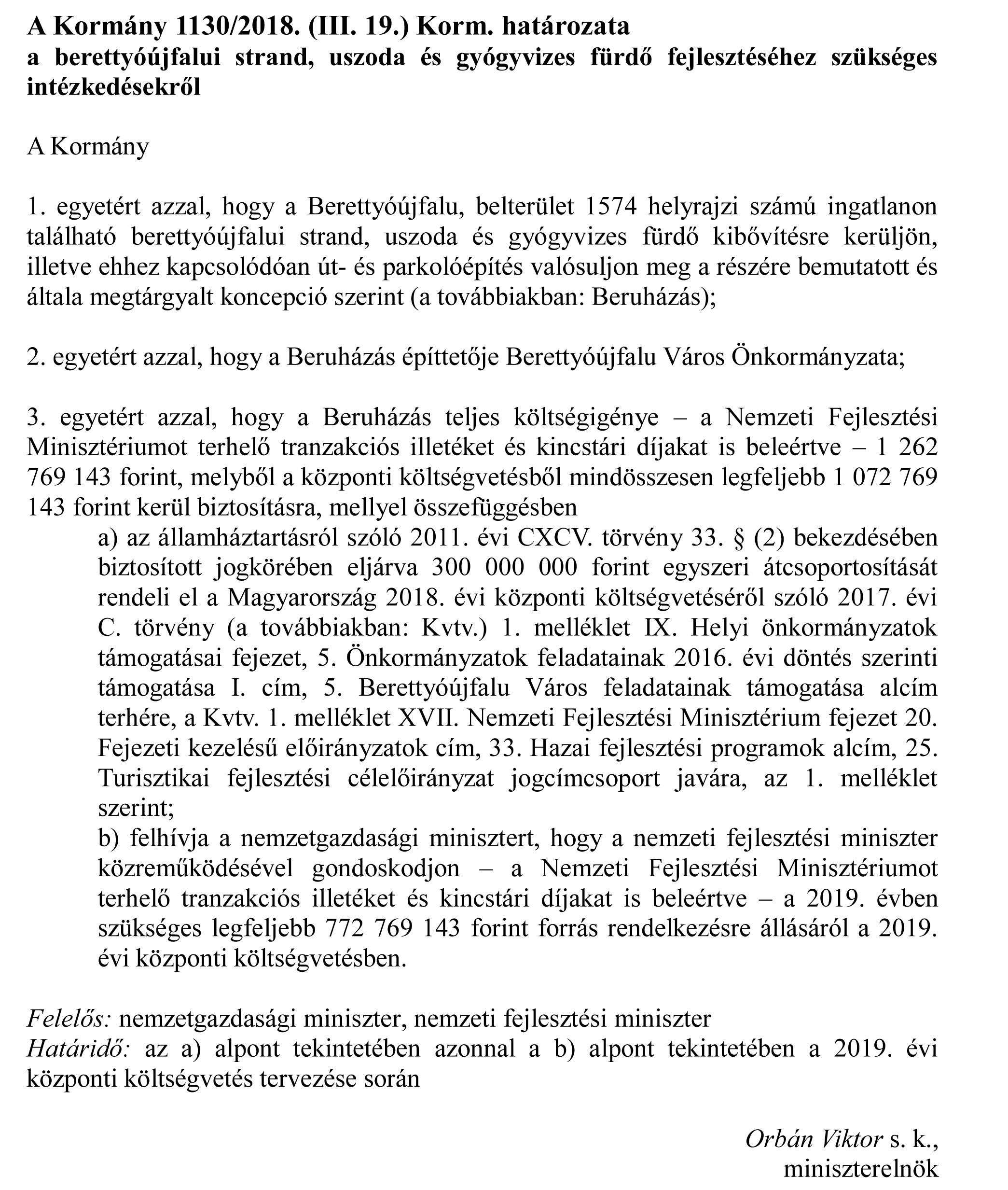 1130 2018. Korm. hat.